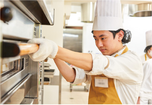 焼き上がりの見極め